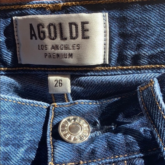 Agolde Riley Rise Straight Crop Jeans - Picture 10 of 10